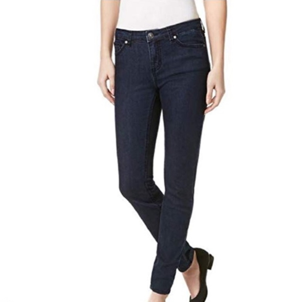 Buffalo David Bitton Dark Wash Mid Rise Francesca Skinny Jeans 14 / 34